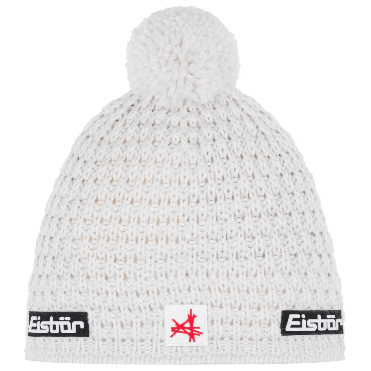 Зимна шапка (beanie) Eisbär Trail Pompon Mütze Ski Austria Beanie - White