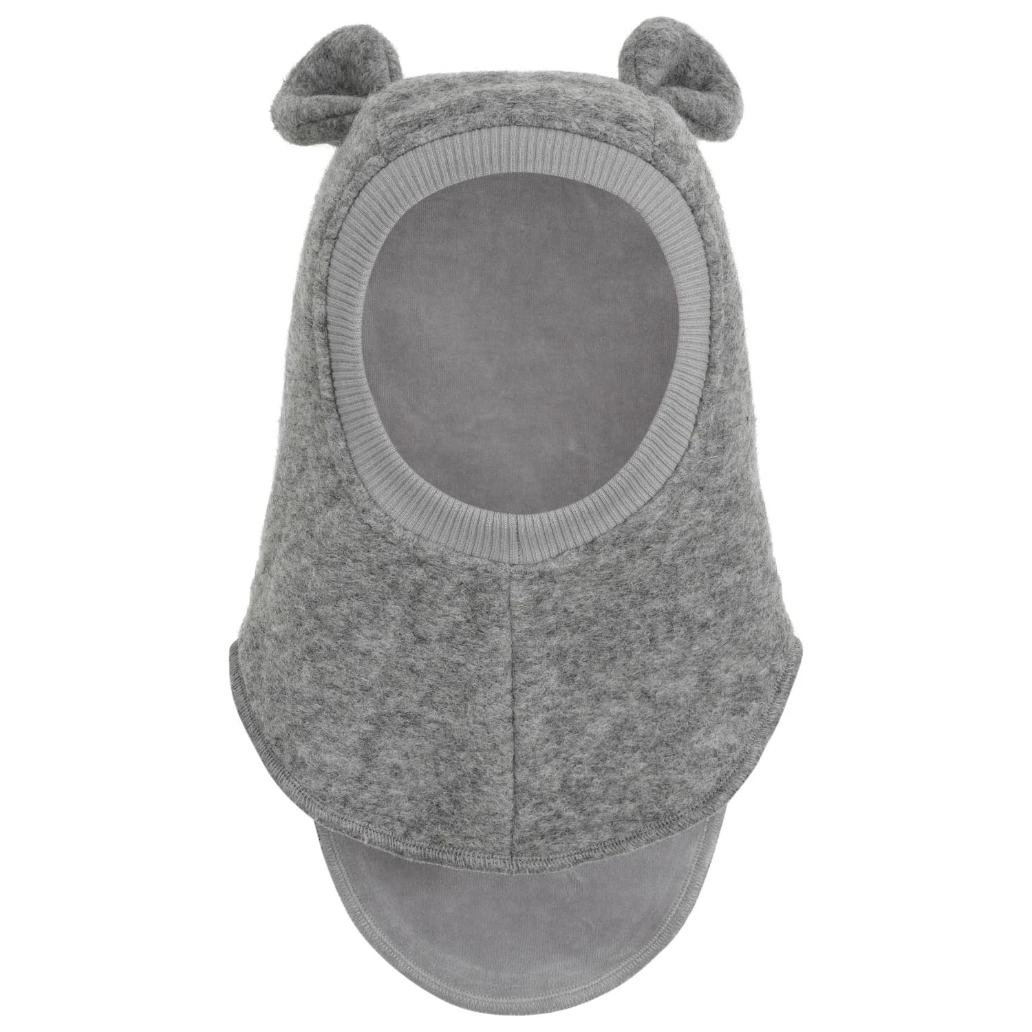 Детска зимна шапка (beanie) Huttelihut Kid's Balaclava Ears Wool Balaclava - Medium Grey Melange
