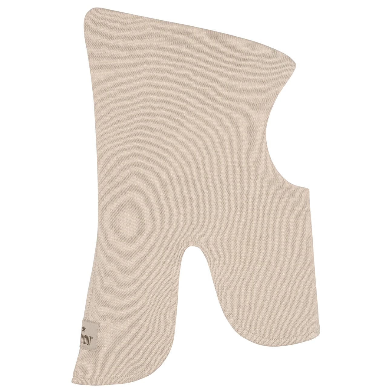 Детска зимна шапка (beanie) Huttelihut Kid's Balaclava Wool Knit Windstop Balaclava - Sand Melange
