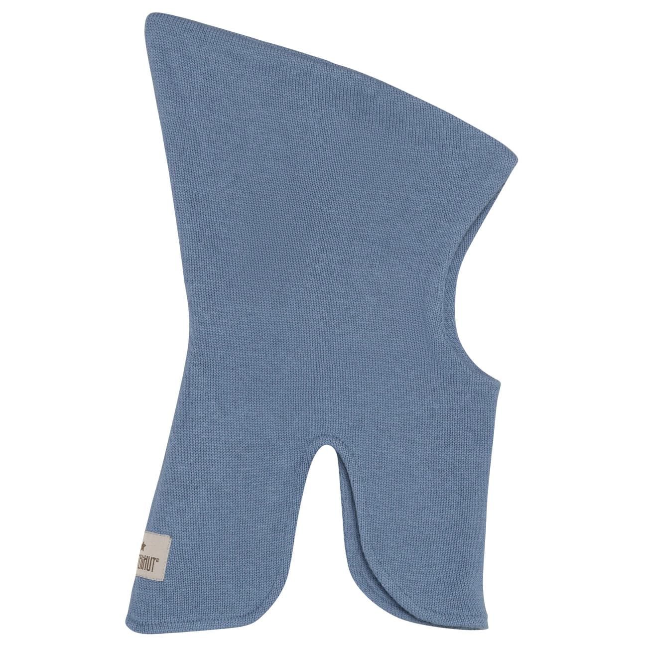 Детска зимна шапка (beanie) Huttelihut Kid's Balaclava Wool Knit Windstop Balaclava - Windward Blue