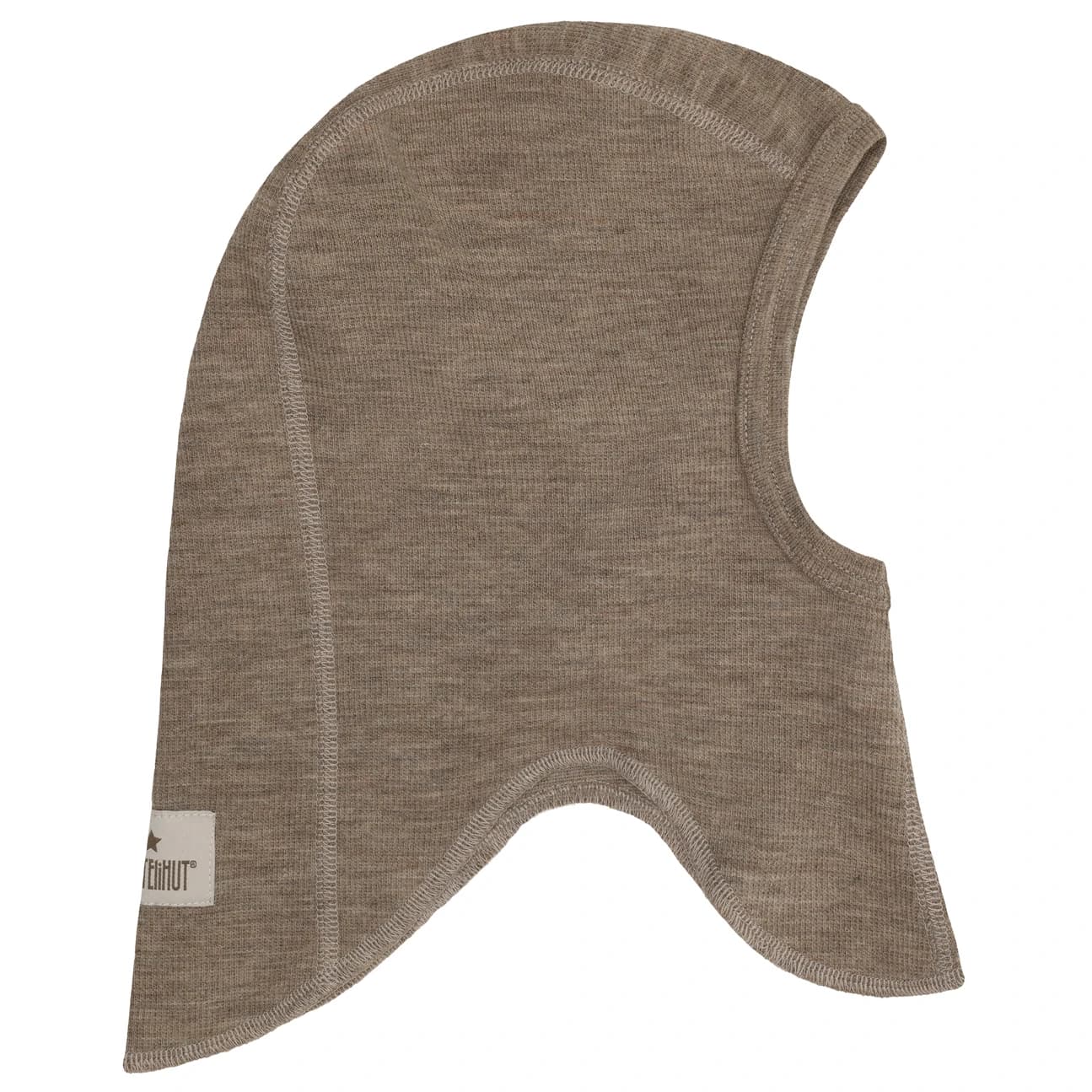 Детска зимна шапка (beanie) Huttelihut Kid's Balaclava Wool Rib Balaclava - Savannah Melange