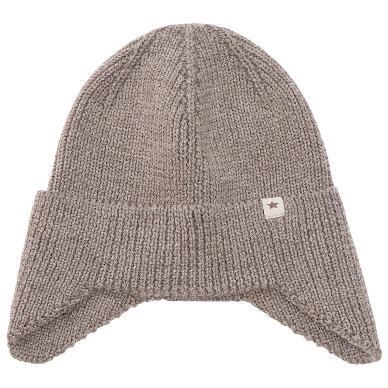 Детска зимна шапка (beanie) Huttelihut Kid's Hat Wool Knit Windstop Beanie - Cinder Melange