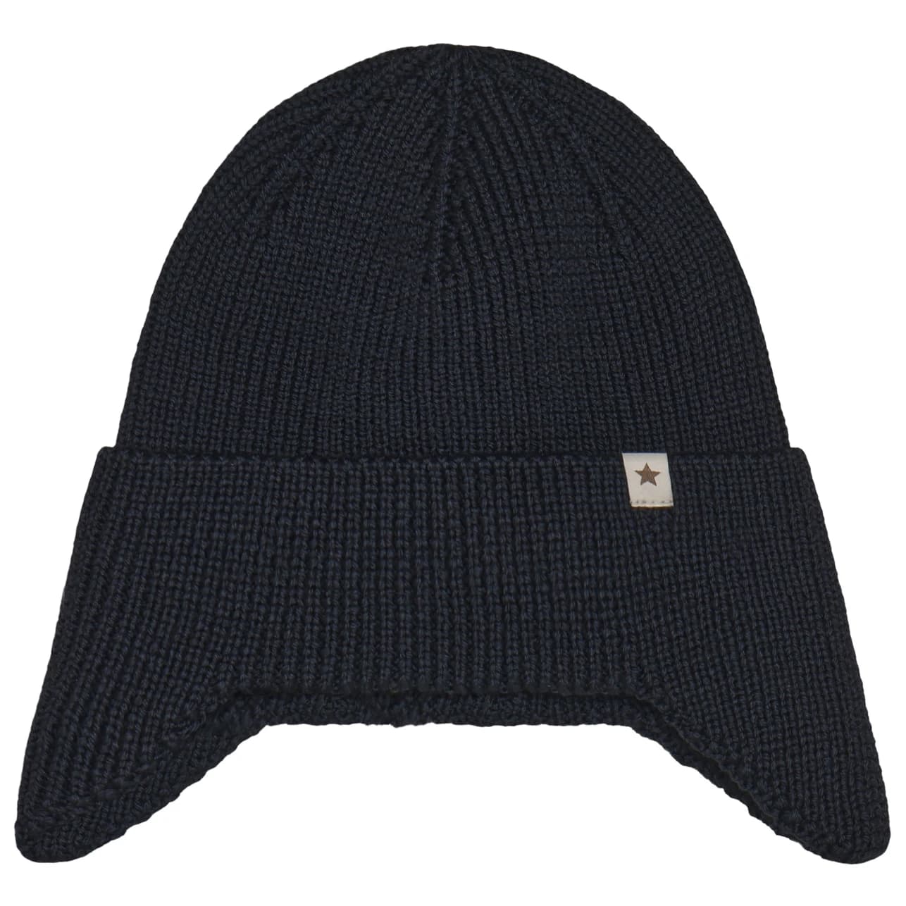 Детска зимна шапка (beanie) Huttelihut Kid's Hat Wool Knit Windstop Beanie - Dark Navy