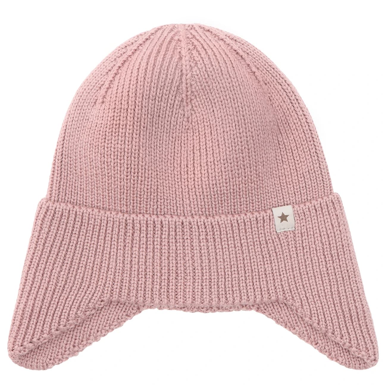 Детска зимна шапка (beanie) Huttelihut Kid's Hat Wool Knit Windstop Beanie - Woodrose