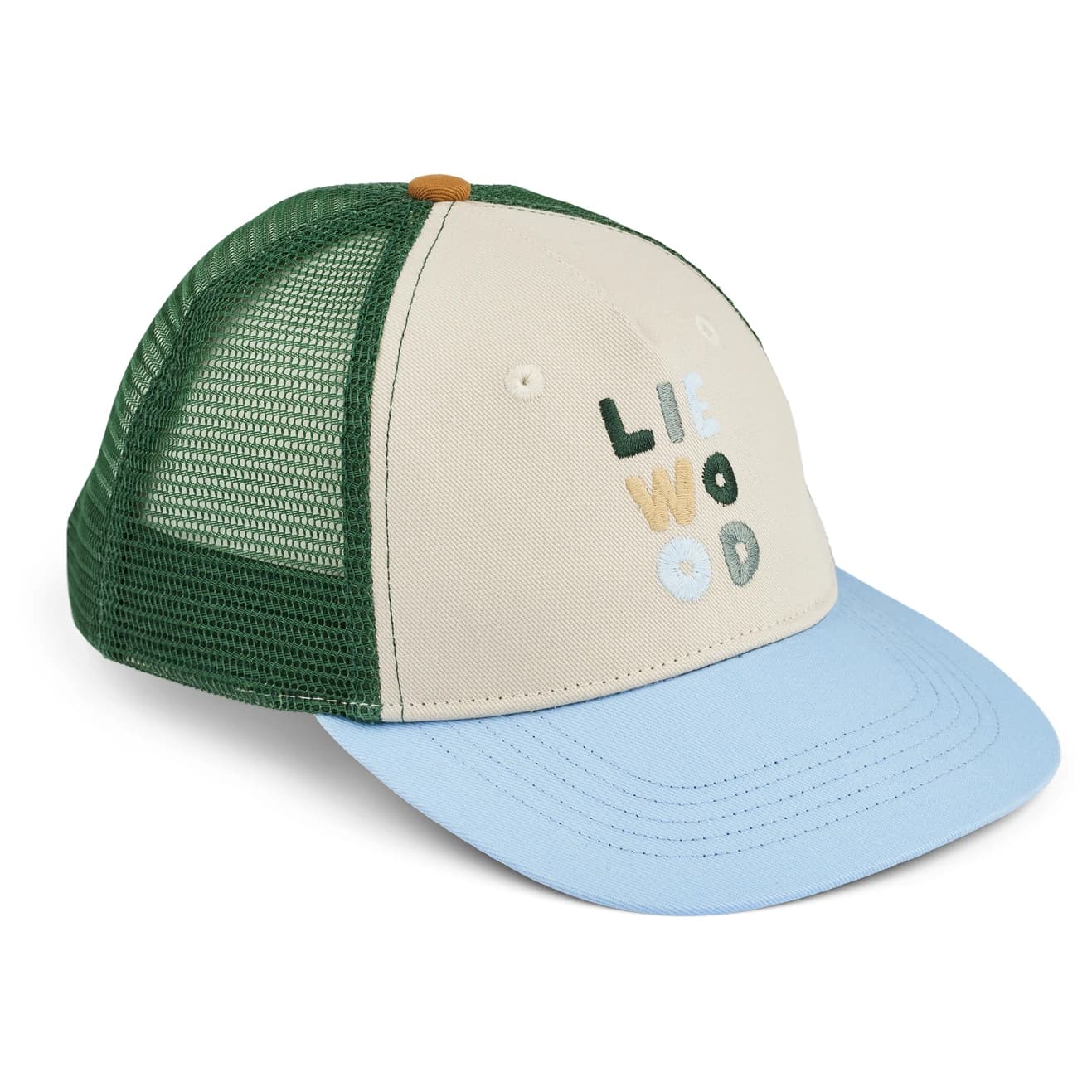 Детска шапка с козирка LIEWOOD Kid's Della Cap - Classic Navy Multi Mix