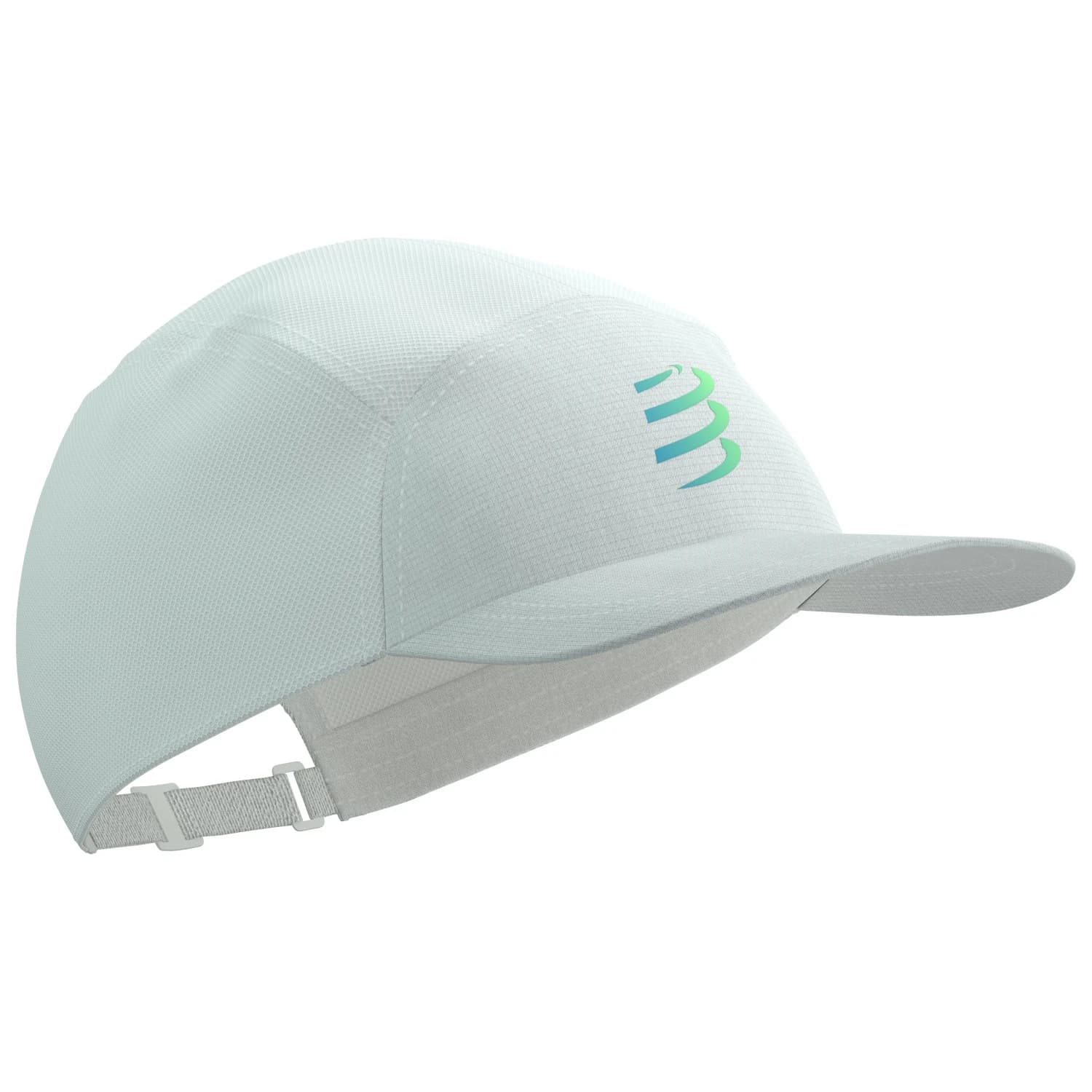 Шапка с козирка Compressport 5 Panel Cap - Star White / Blue / Green
