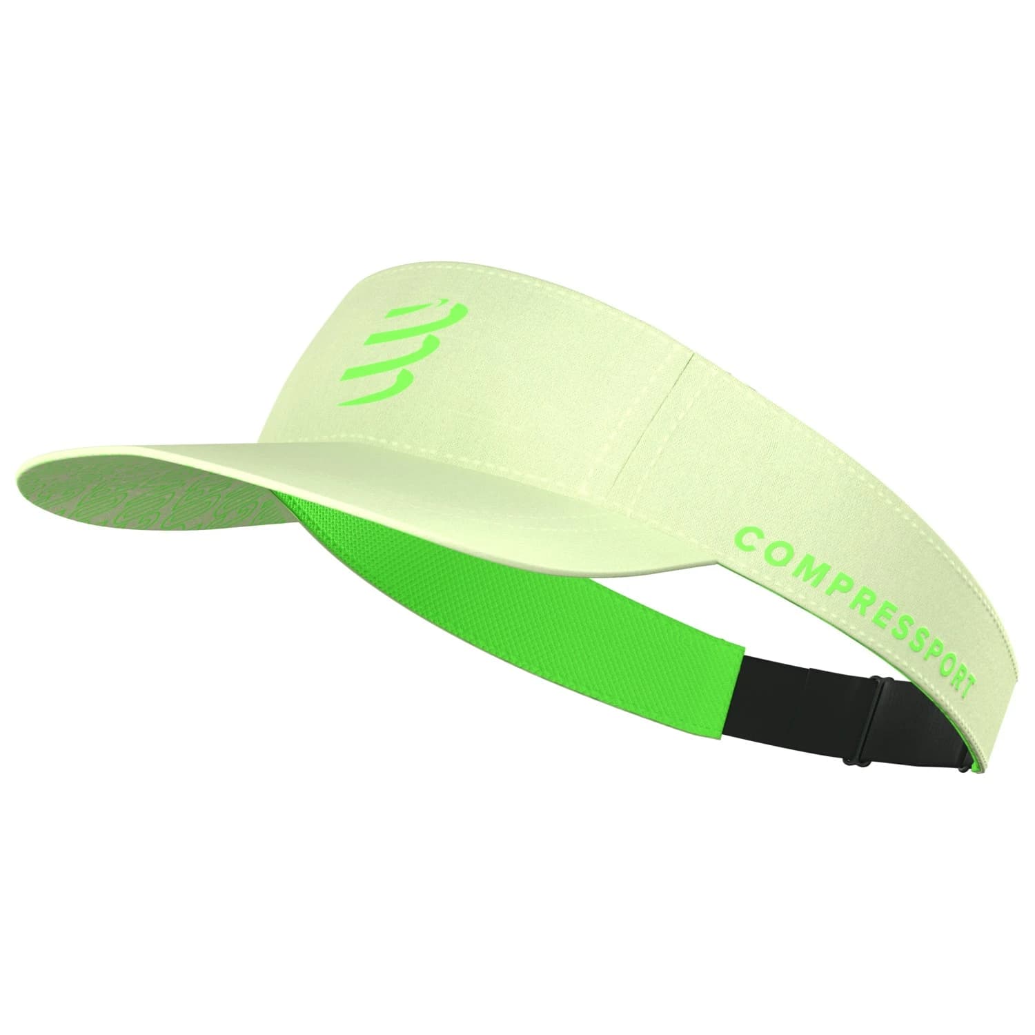Шапка с козирка Compressport Ultralight Visor Sunvisor - Lime Cream / Neon Green