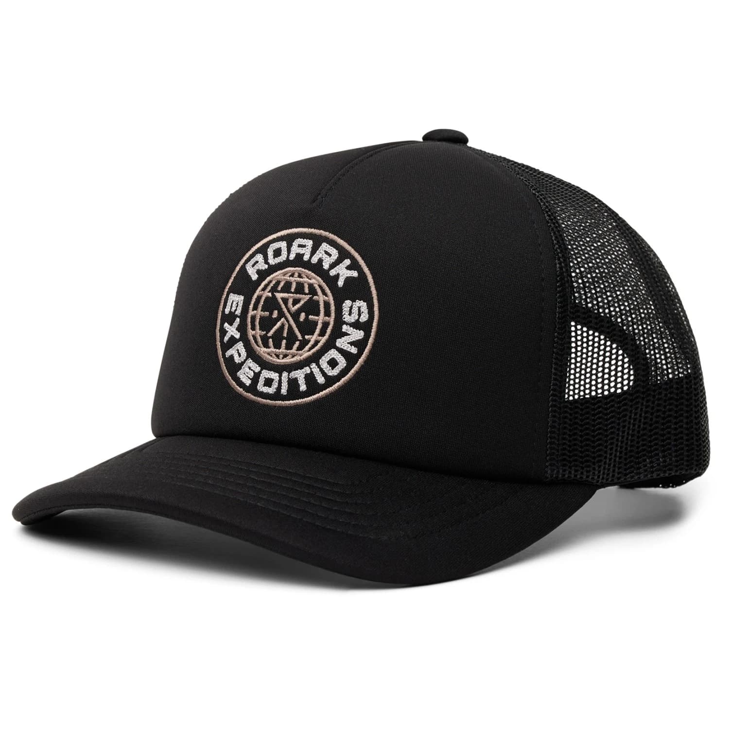 Мъжка шапка с козирка Roark Foam Trucker Global Cap - Black