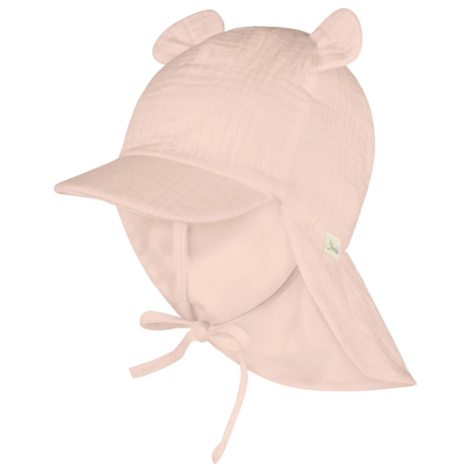 Детска шапка с козирка Sterntaler Kid's Peaked Cap with Neck Protection and Ears Cap - Staubrosa