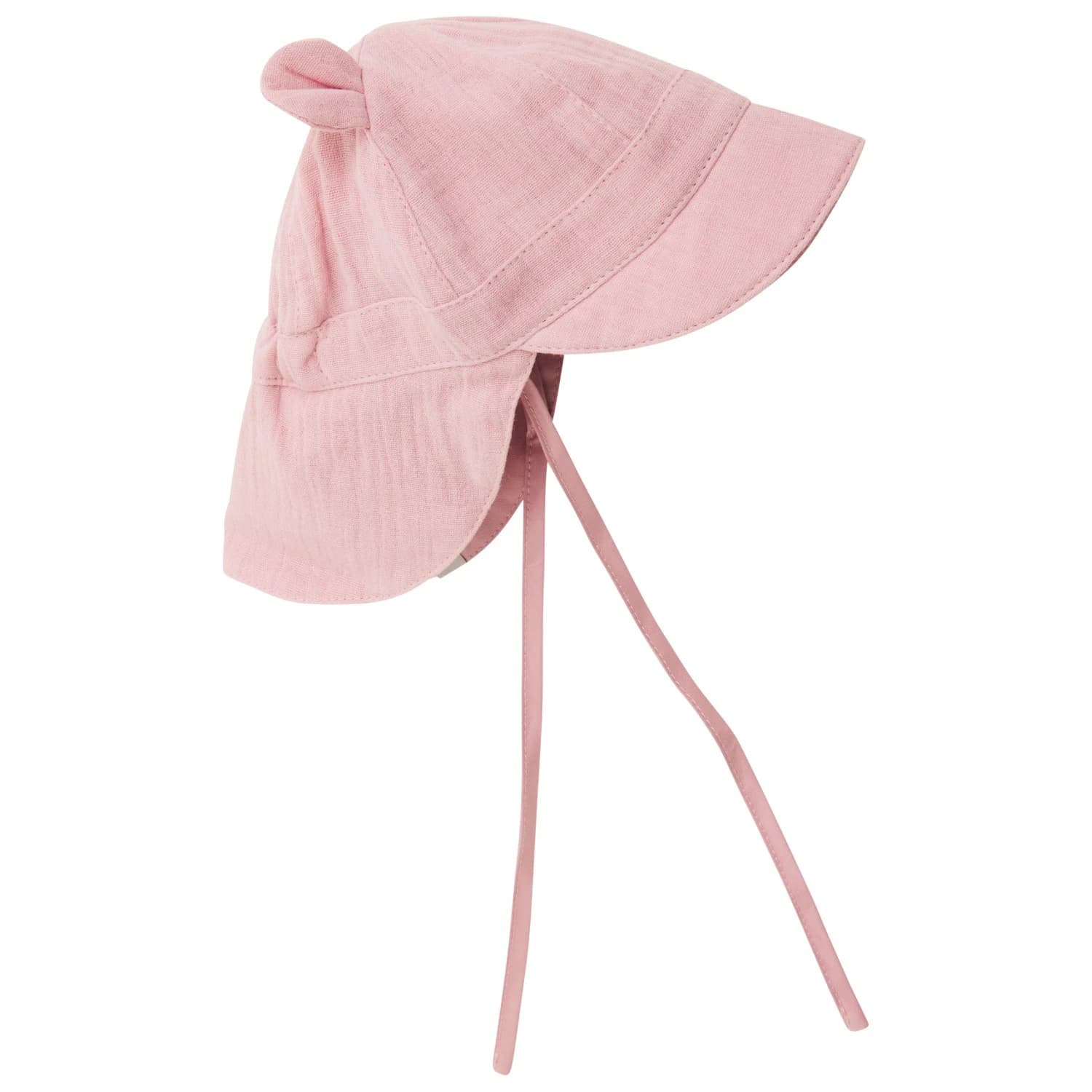 Детска шапка Huttelihut Kid's Summer Hat Ears Muslin Hat - Pale Mauve