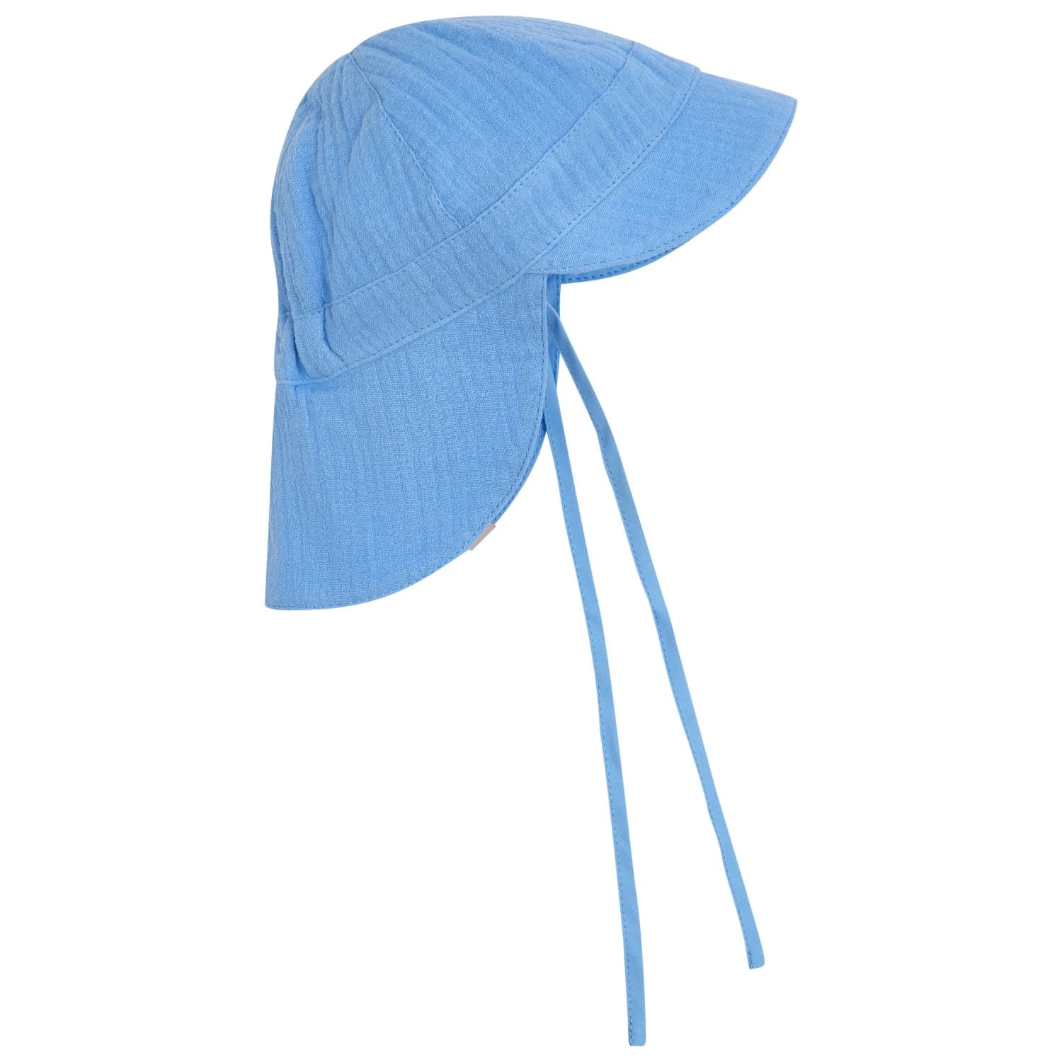 Детска шапка Huttelihut Kid's Summer Hat Muslin Hat - Della Robbia Blue