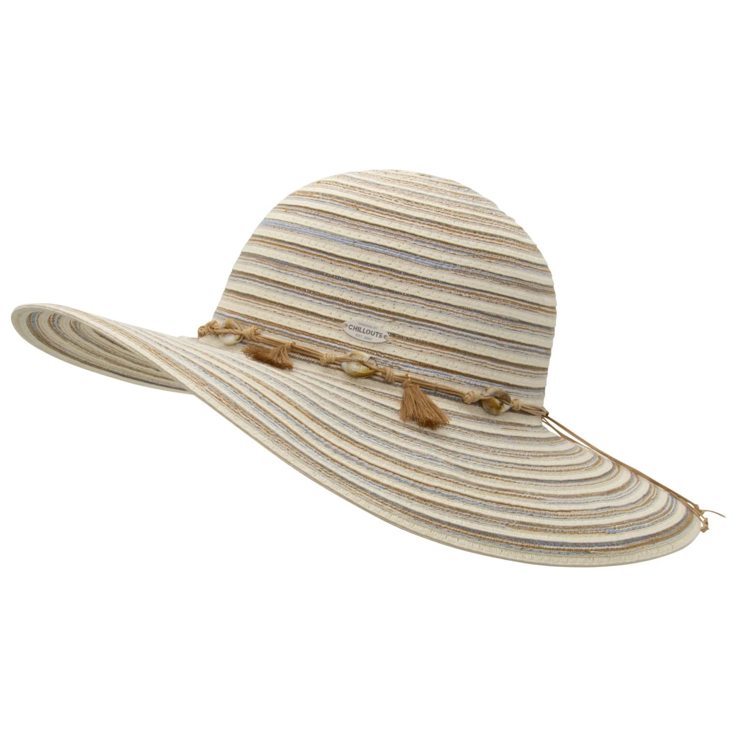 Дамска шапка Chillouts Women's Santa Fe Hat - Beige / Blue