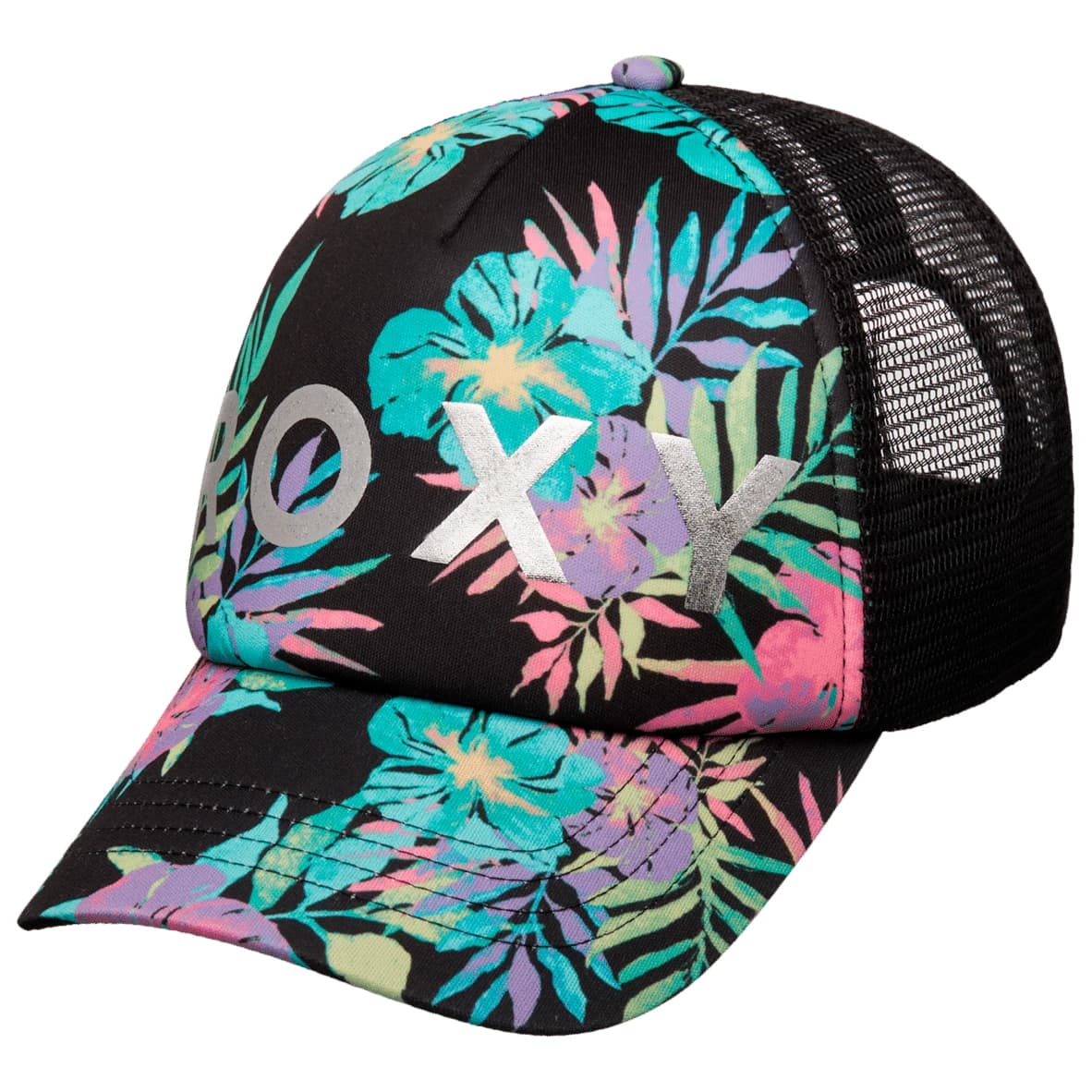 Детска шапка с козирка Roxy Kid's Honey Coconut Cap - Anthracite Aquarella Active Rg