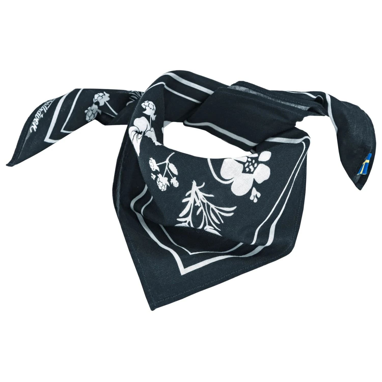 Бандана Fjällräven Fjällblomster Bandana - Dark Navy
