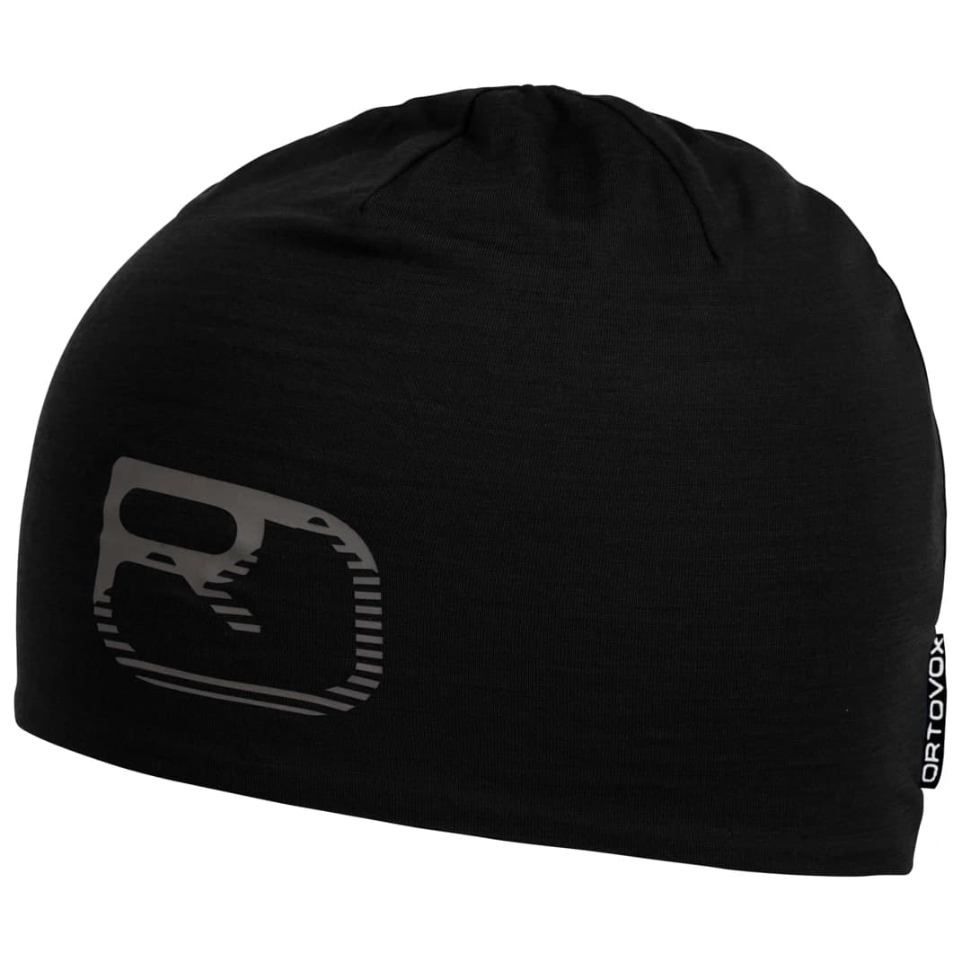Зимна шапка (beanie) Ortovox 120 Cool Tec Logo Beanie - Black Raven