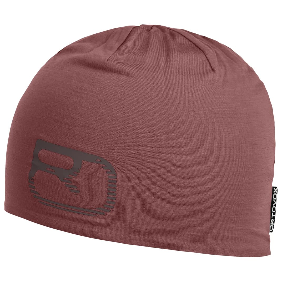Зимна шапка (beanie) Ortovox 120 Cool Tec Logo Beanie - Chestnut