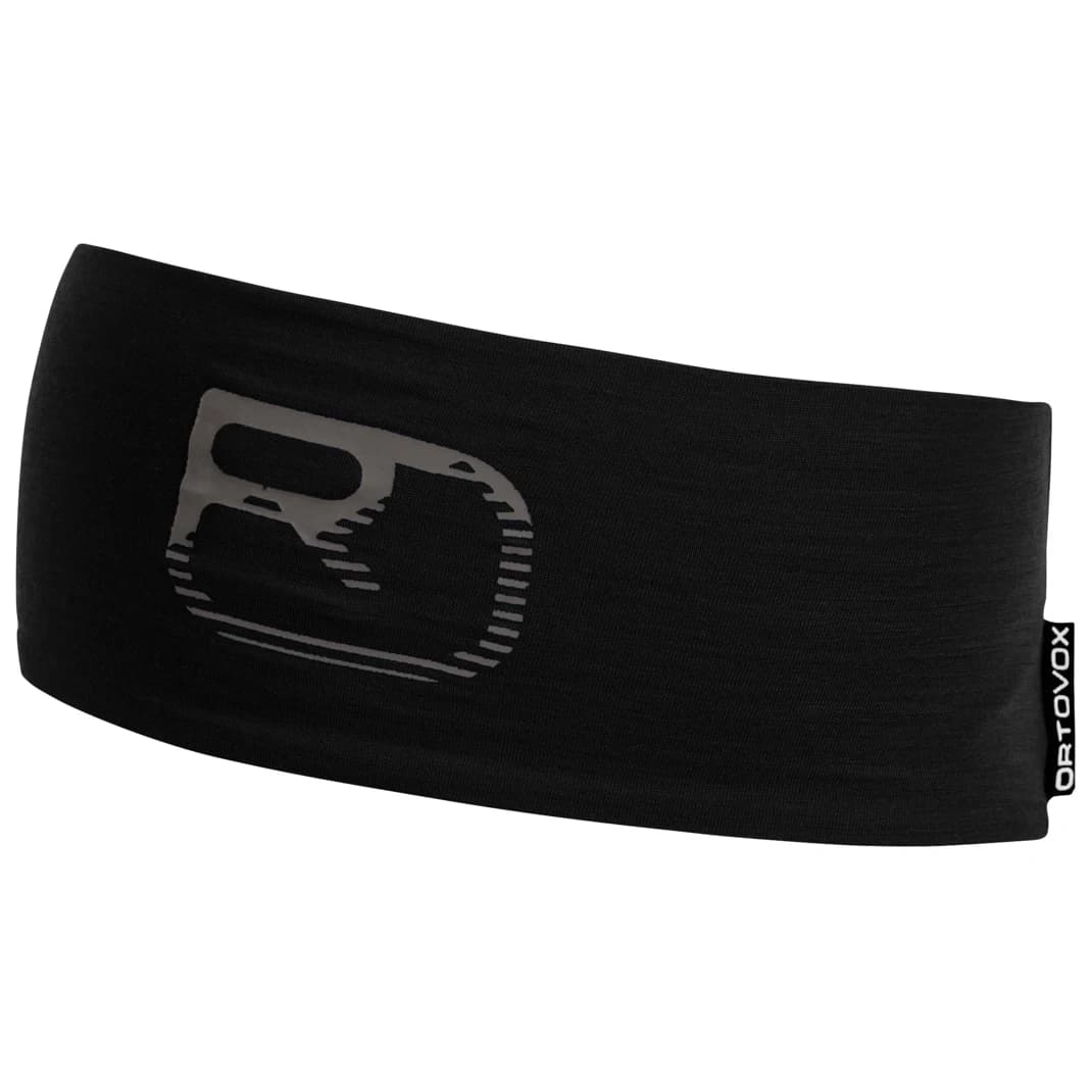 Лента за глава Ortovox 120 Cool Tec Logo Headband - Black Raven