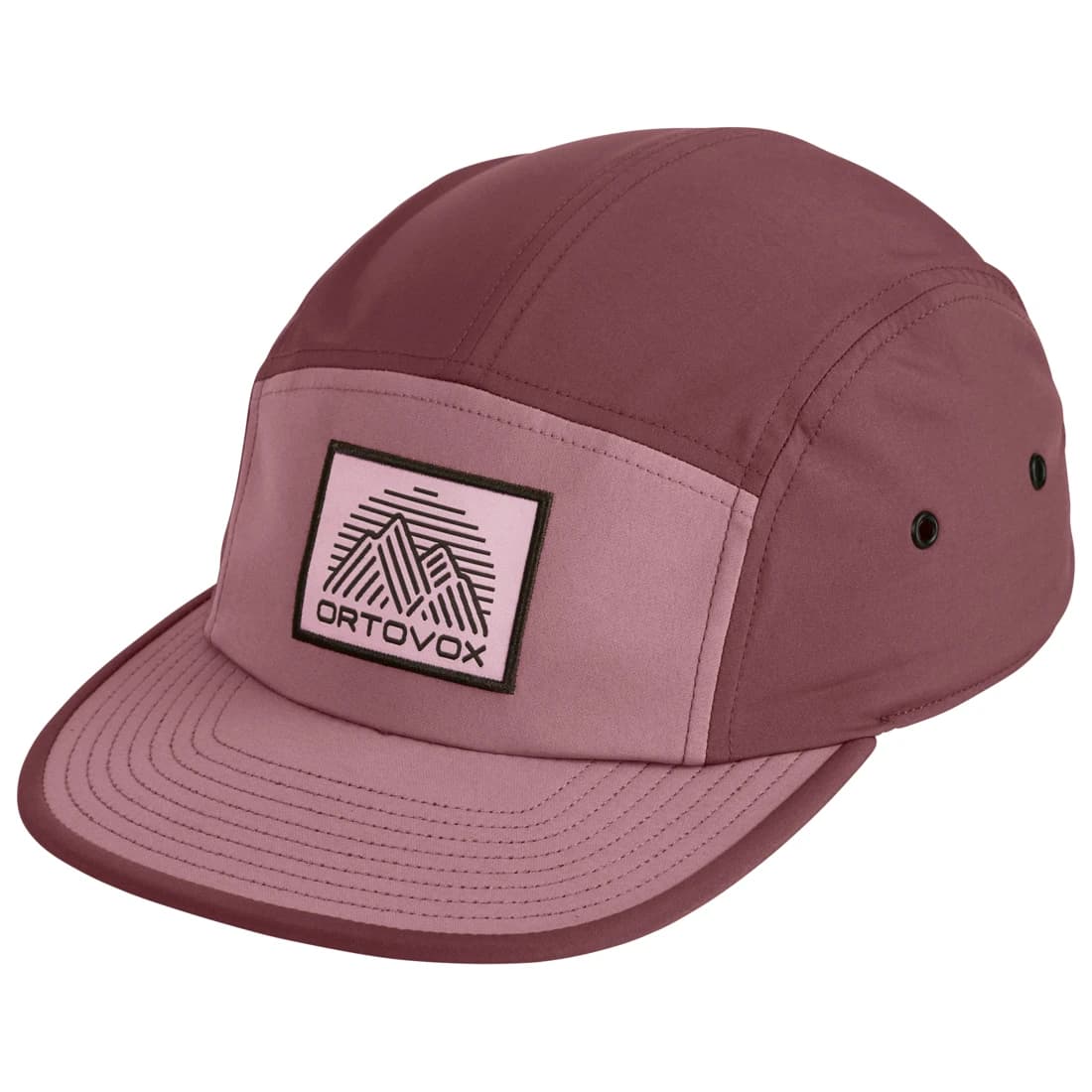 Шапка с козирка Ortovox Mountain Stripe Cap - Chestnut