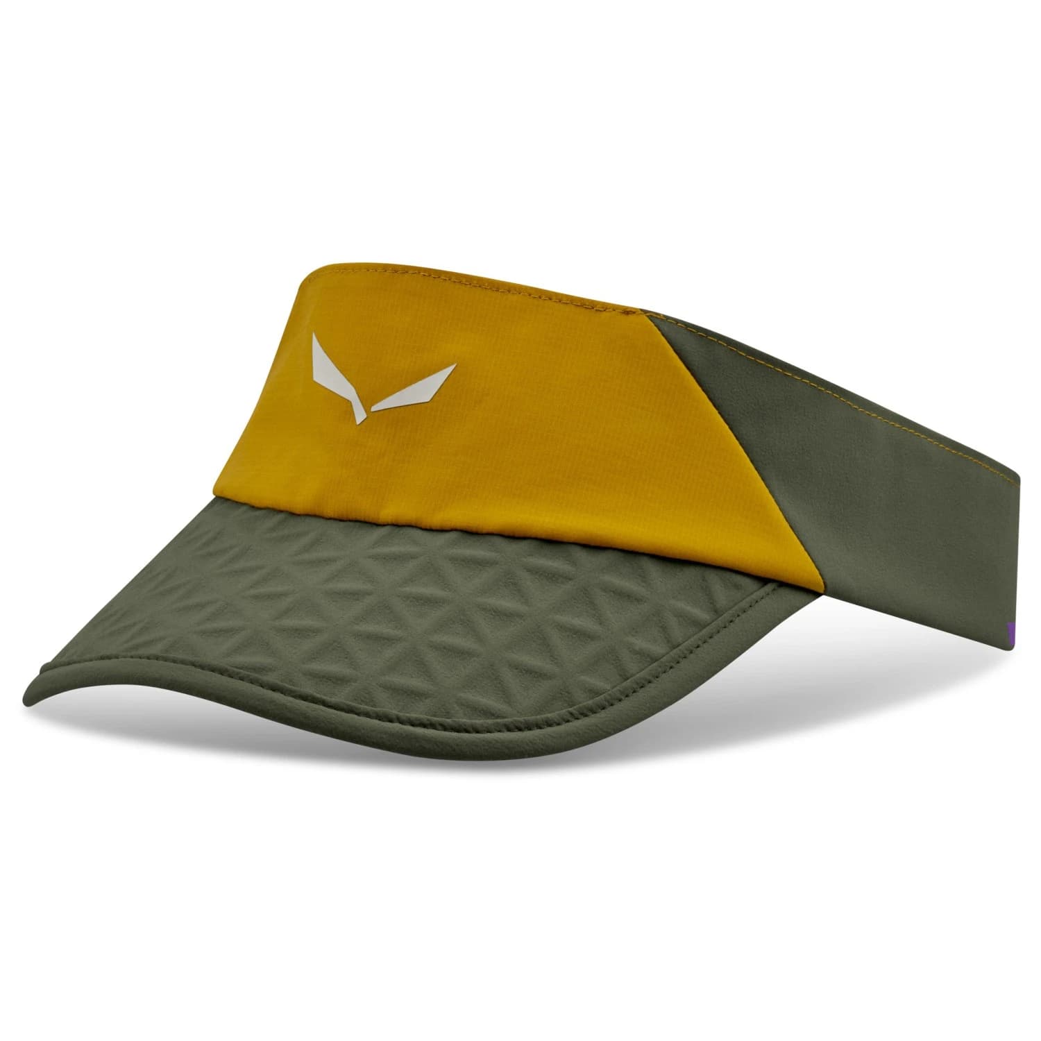 Шапка с козирка Salewa Pedroc 2 Durastretch Light Cap Visor Sunvisor - Olive Oil
