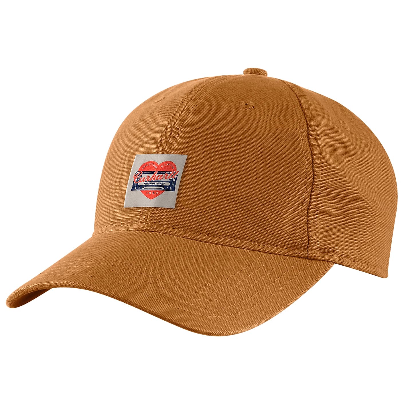 Дамска шапка с козирка Carhartt Women's Heart Patch Canvas Cap - Carhartt Brown
