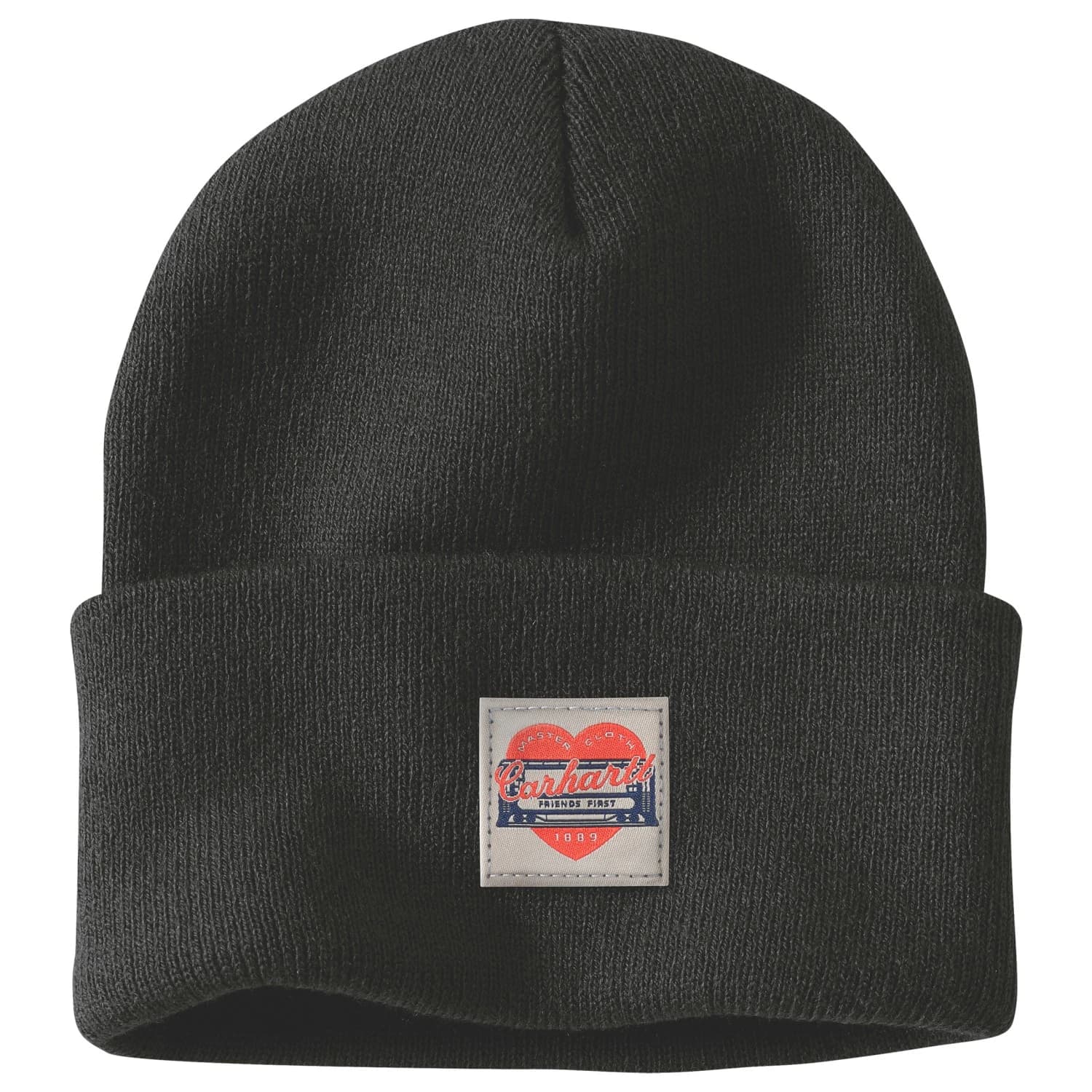 Зимна шапка (beanie) Carhartt Women's Knit Heart Patch Beanie - Black