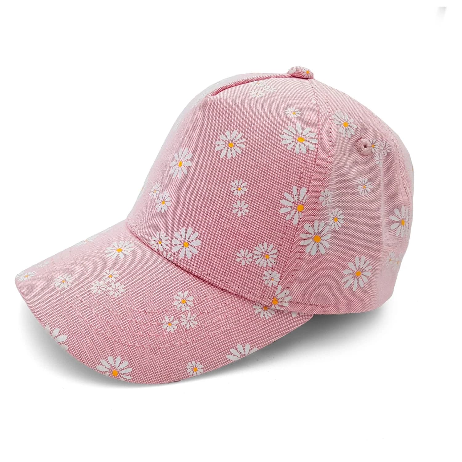 Детска шапка с козирка Maximo Kids' Mini Girl Cap Daisy Hook-and-Loop Closure Cap - Blassrosa