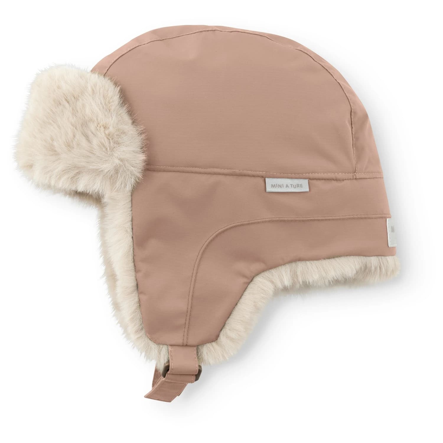 Детска зимна шапка (beanie) Mini A Ture Kid's Matcrister Beanie - Adobe Rose