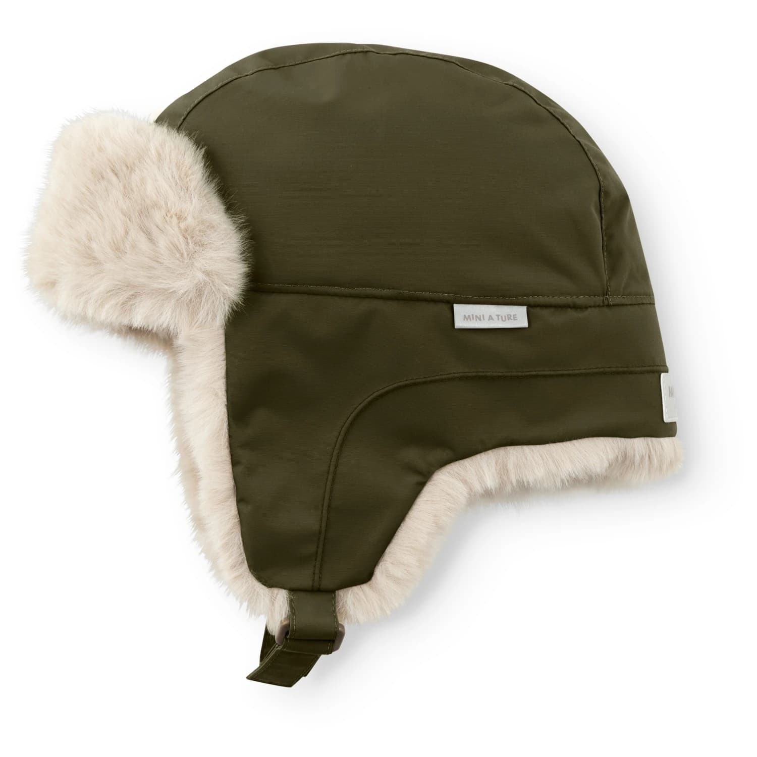 Детска зимна шапка (beanie) Mini A Ture Kid's Matcrister Beanie - Kalamata Green