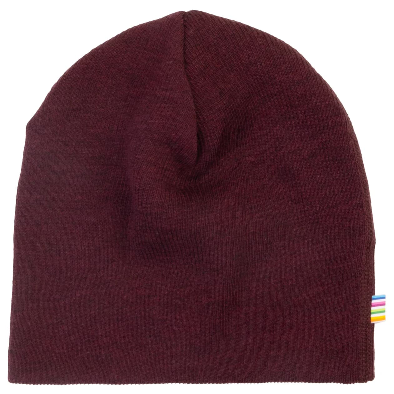Детска зимна шапка (beanie) Joha Kid's Wool Rib Hat Double Layer Beanie - Burgundy