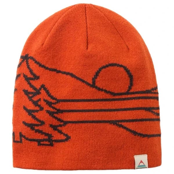 Зимна шапка (beanie) Passenger Logo Beanie - Dark Rust