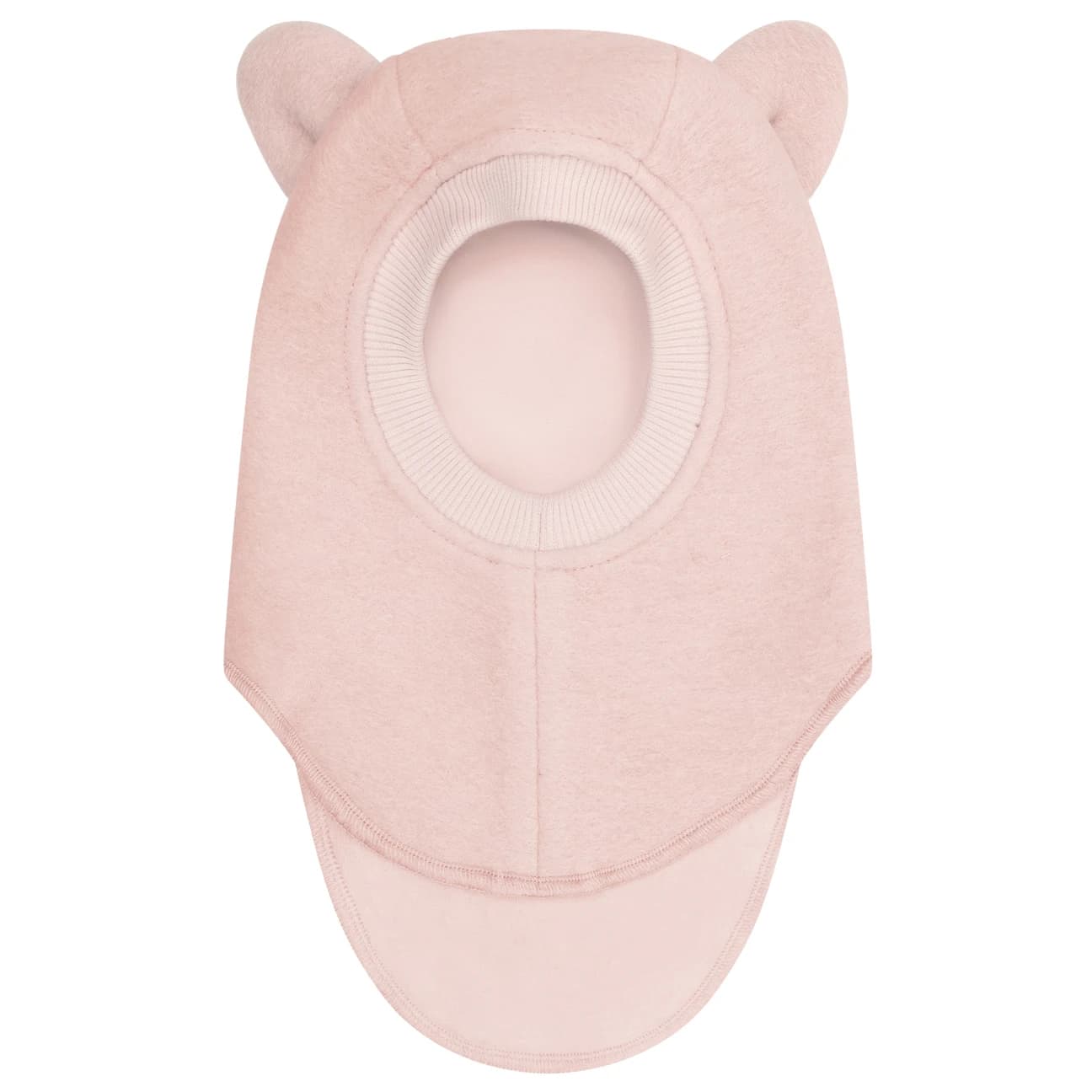 Детска зимна шапка (beanie) Huttelihut Kid's Balaclava Ears Wool Balaclava - Rose Smoke