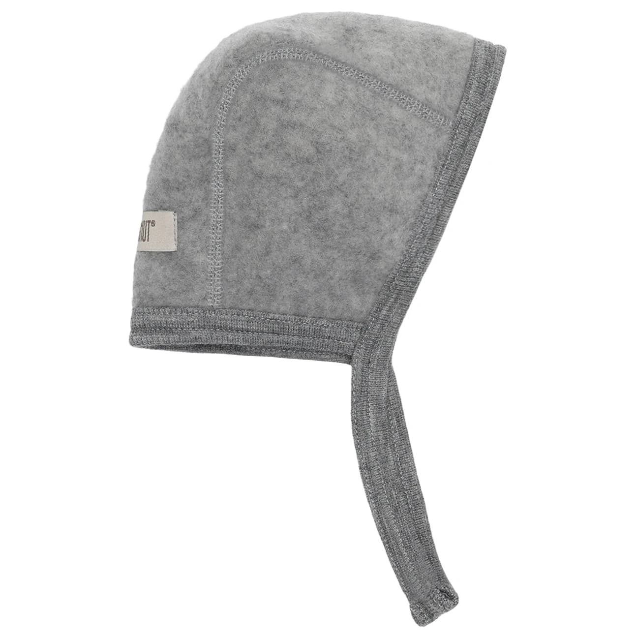 Детска зимна шапка (beanie) Huttelihut Kid's Bonnet Wool Fleece Beanie - Medium Grey Melange
