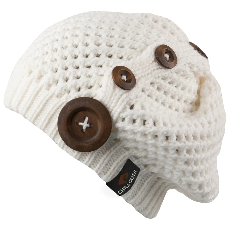 Зимна шапка (beanie) Chillouts Nelly Hat Beanie - White