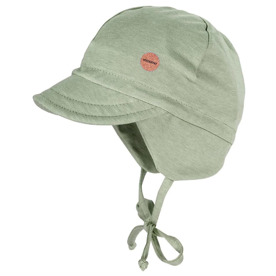 Детска шапка с козирка maximo Kids' Mini Boy Peak Cap, Band Cap - Kaper / Hellbraunmeliert