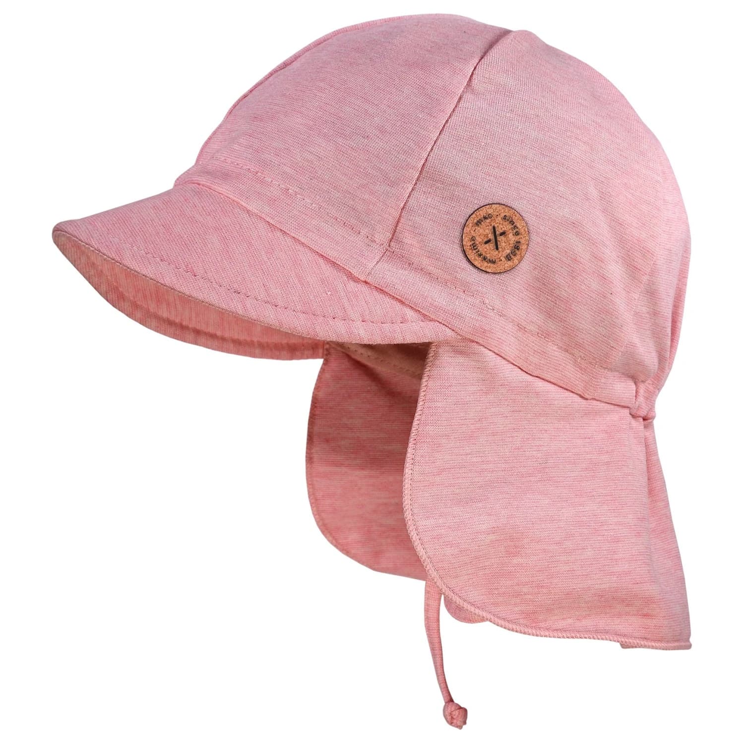 Детска шапка с козирка maximo Kids' Mini Peak Cap, Band, Neck Protector Cap - Altrosameliert / Rehbraun