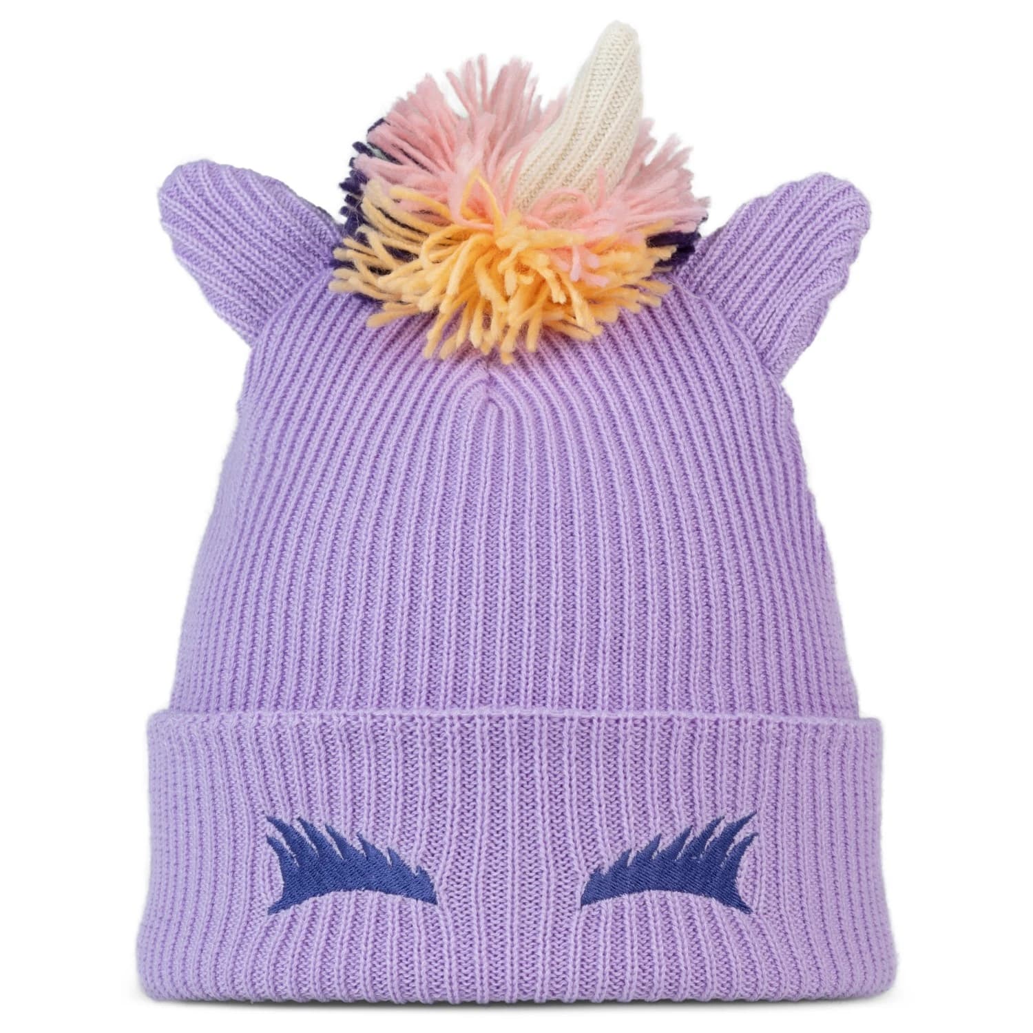 Детска зимна шапка (beanie) Buff Kid's Knitted Beanie Fun Beanie - Unicorn Grape Ice