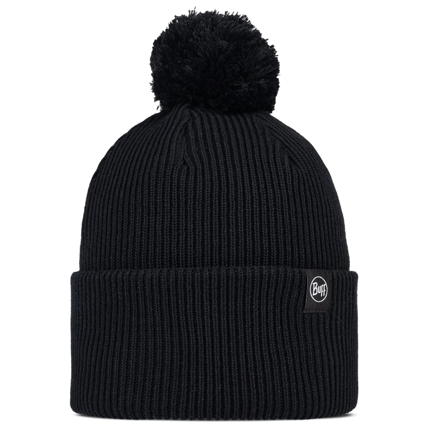 Зимна шапка (beanie) Buff Knitted Beanie Renvi Pom Beanie - Black