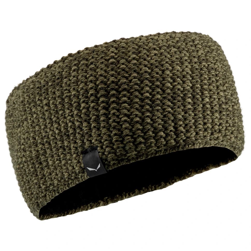 Лента за глава Salewa Knitted Headband - Dark Olive