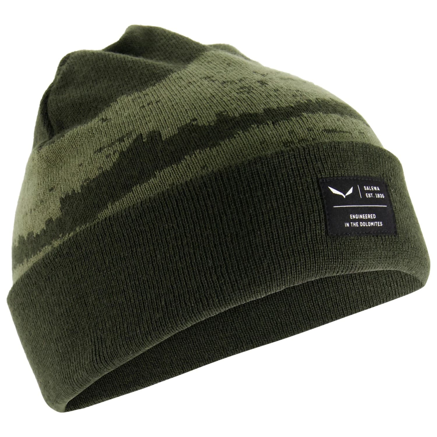 Зимна шапка (beanie) Salewa Logo Beanie - Dark Olive