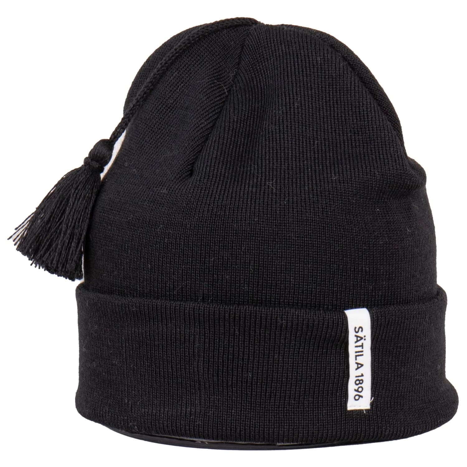 Зимна шапка (beanie) Sätila Bo Tassel Beanie - Black