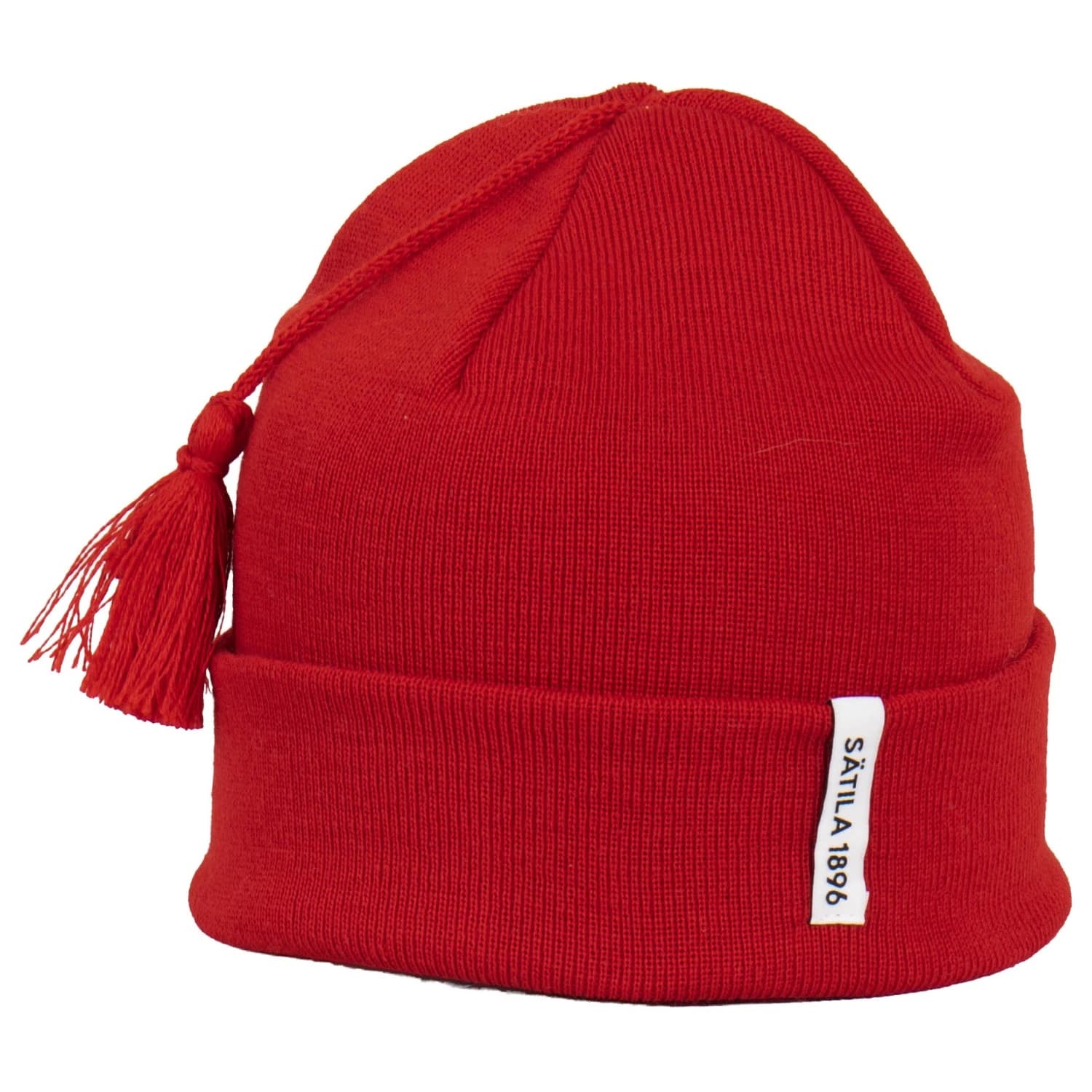 Зимна шапка (beanie) Sätila Bo Tassel Beanie - Red