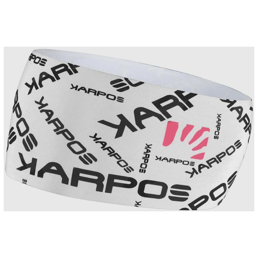 Лента за глава Karpos Pelmo Headband - White / Black Ii