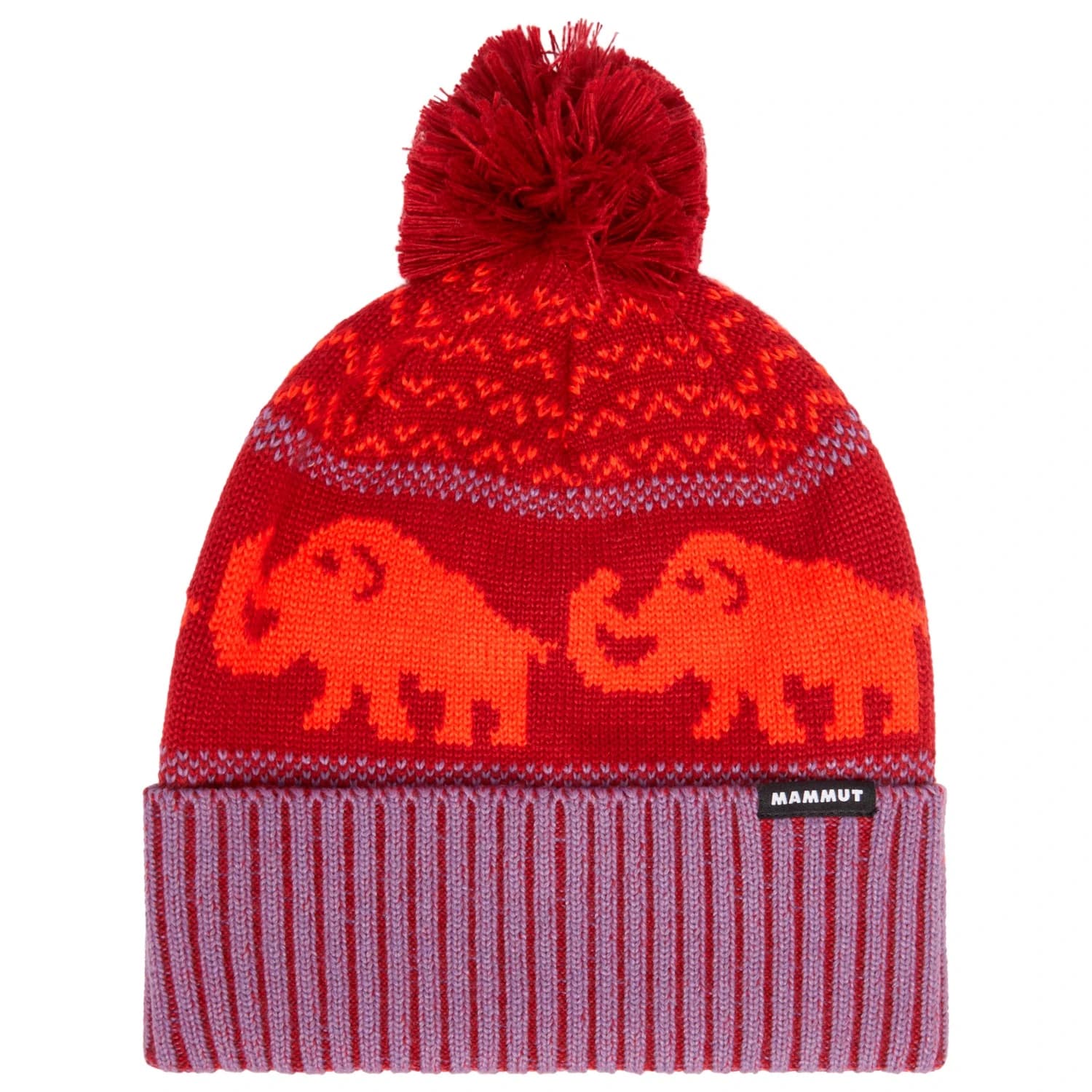 Зимна шапка (beanie) Mammut Mammut Retro Beanie - Dark Mammut Red / Paloja