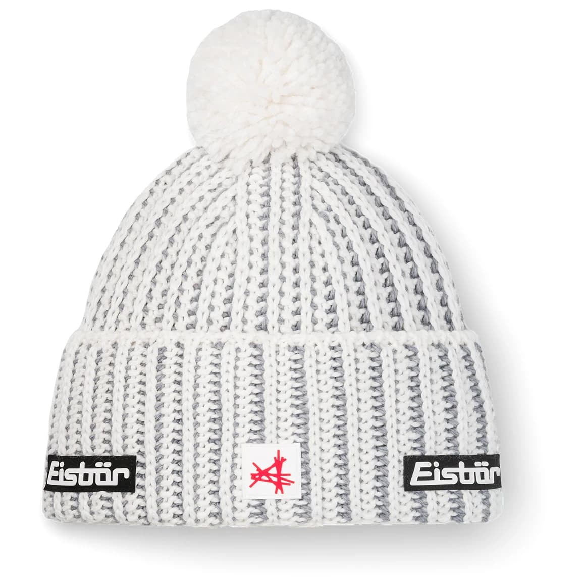 Зимна шапка (beanie) Eisbär Ronda Pompon Mütze Ski Austria Beanie - White / Graumele