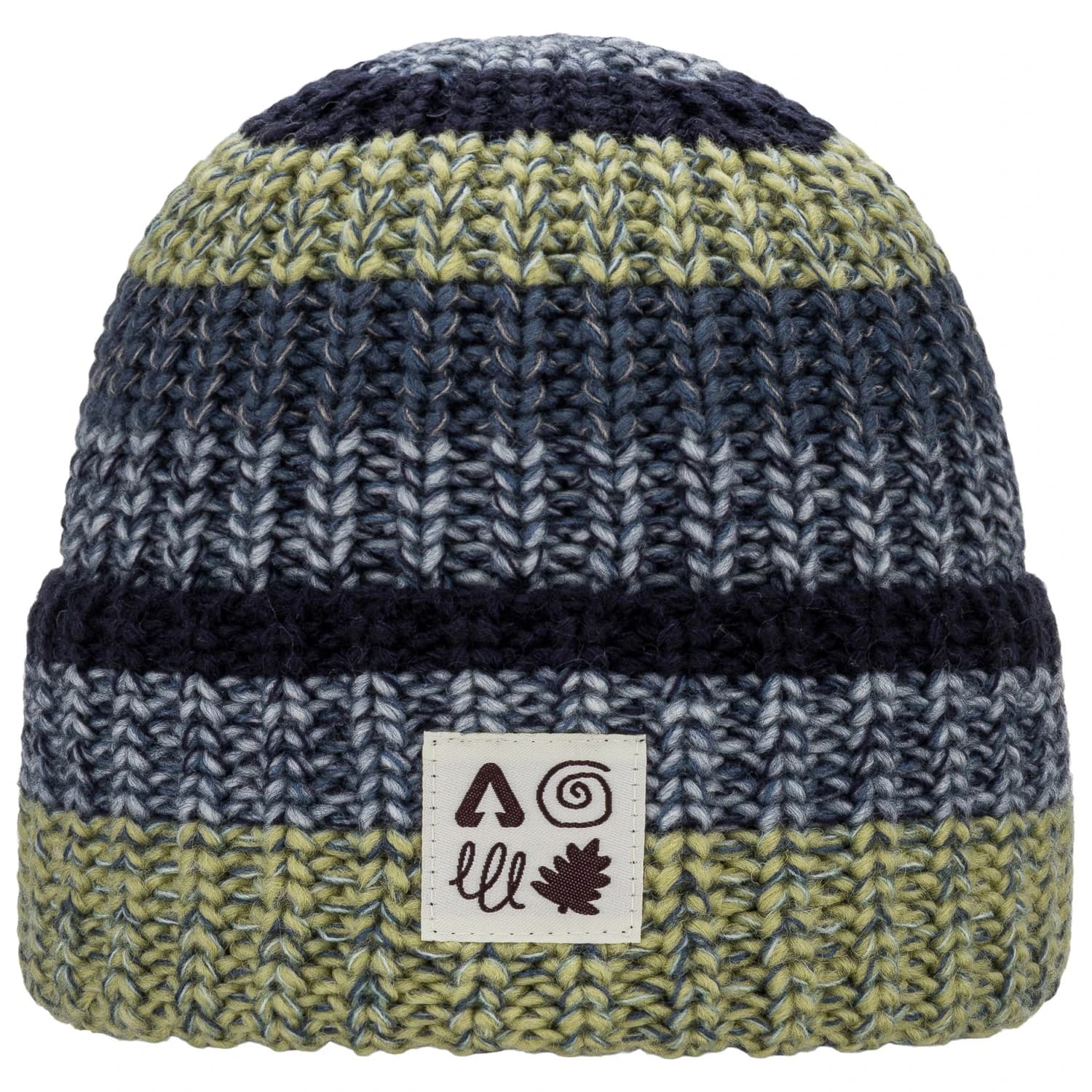 Зимна шапка (beanie) P.A.C. Melsta Wool Beanie - Navy / Green