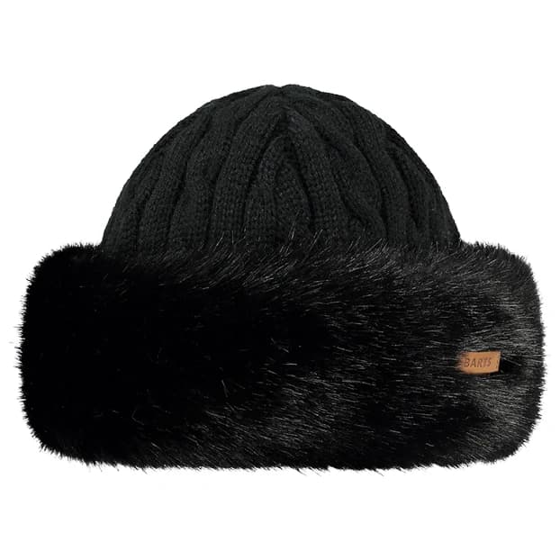 Шапка Barts Women's Fur Cable Bandhat - Black