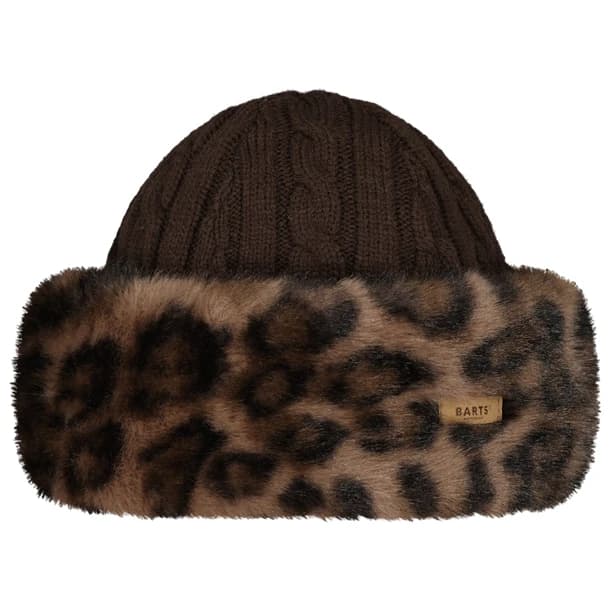 Шапка Barts Women's Fur Cable Bandhat - Print Brown