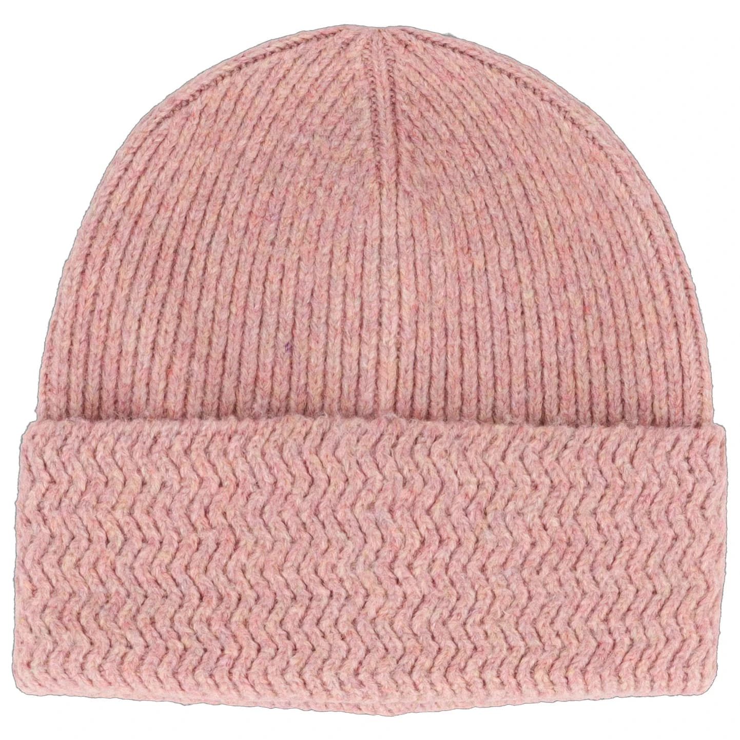 Зимна шапка (beanie) maximo Girl's Beanie m. Umschlag Beanie - Rose Tan