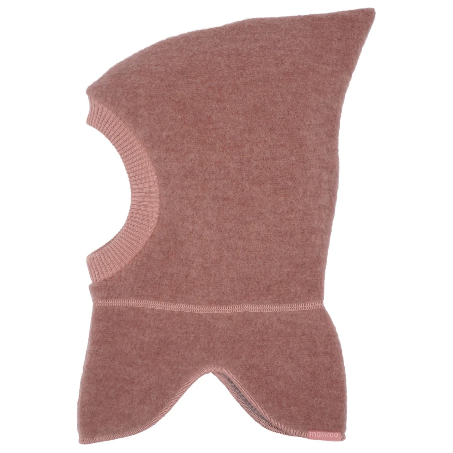 Детска балаклава maximo Kid's Jersey Fleece Schlupfmütze Balaclava - Heather Rose Melange