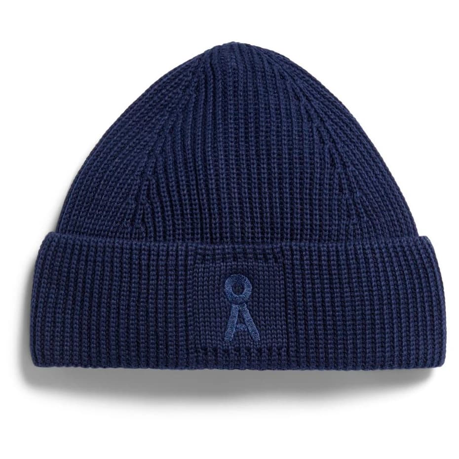 Зимна шапка (beanie) Armedangels Iconic Å Nildaao Cotton Beanie - Tinted Navy